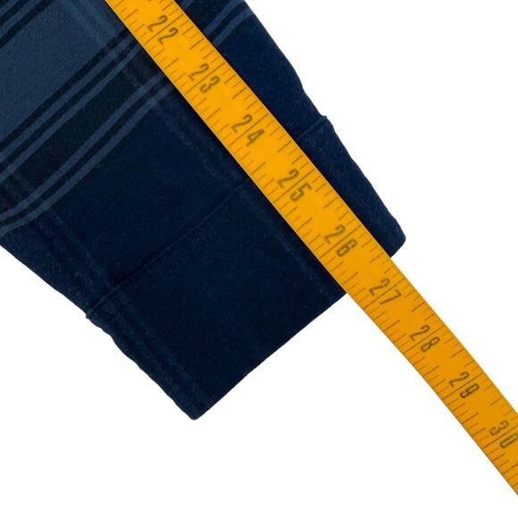 Lululemon Men's Mason Peak Plaid Flannel Blue XXL - Picture 10 of 12